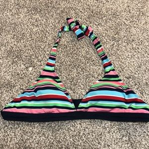 Daffy Stripe Bikini Top